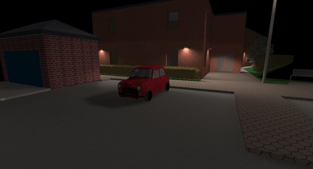 3D Lighting Design Render