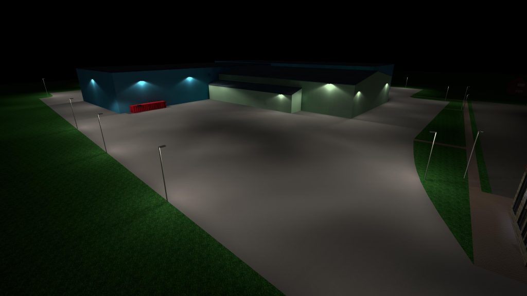 HGV Loading bay lighting design