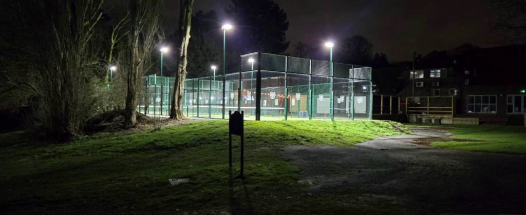 Padel Court Lighting Installation